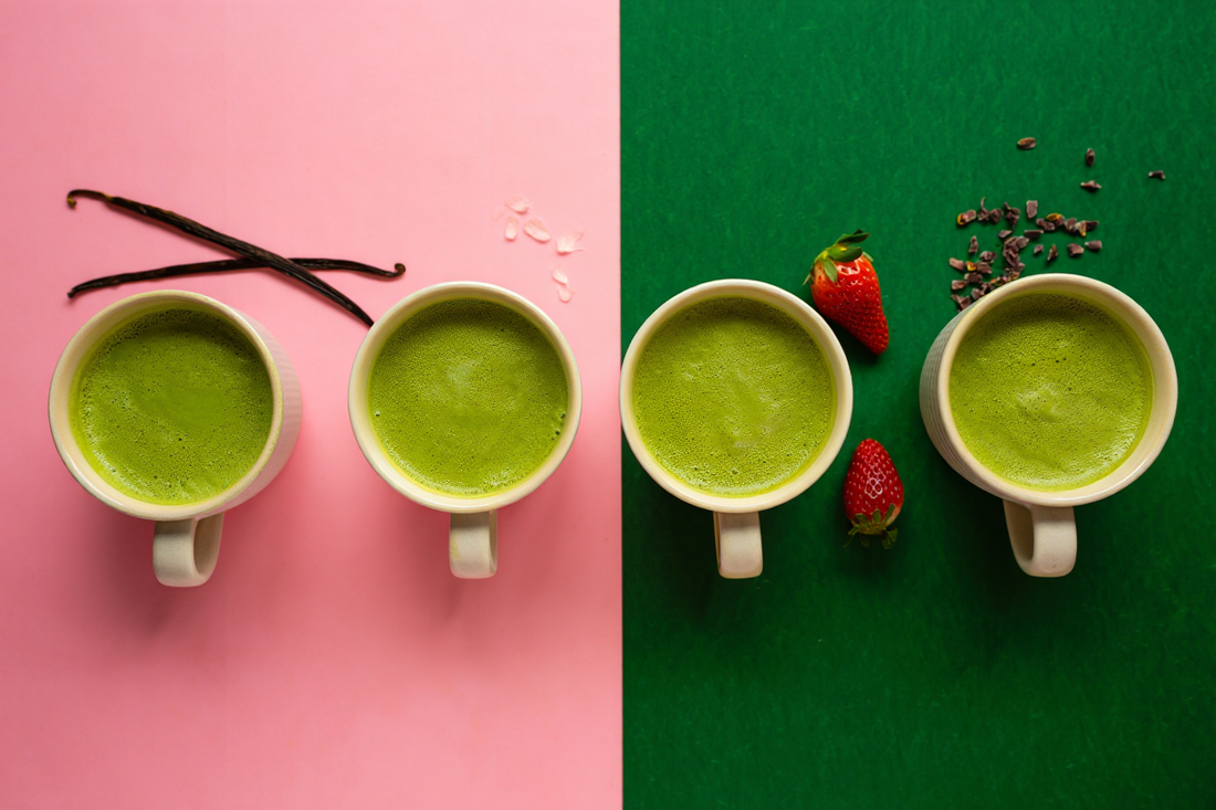 Quel matcha est fait pour toi ? (Vanilla Silk, Pure Natural, Strawberry Blush, Velvet Cocoa...)